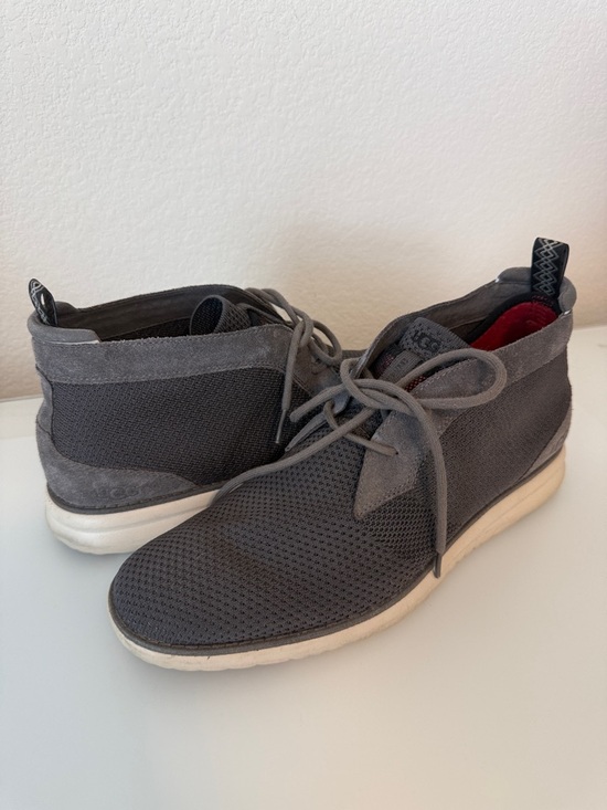 UGG Other - UGG Men's Gray Union Chukka HyperWeave Mesh Boots with White Sole Size 10.5